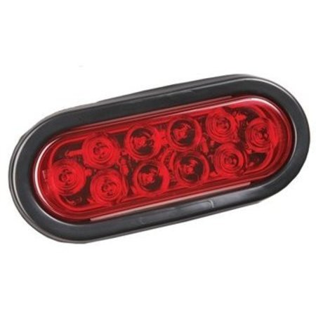 WESBAR Light, 6"Oval Led Red, #283561 283561